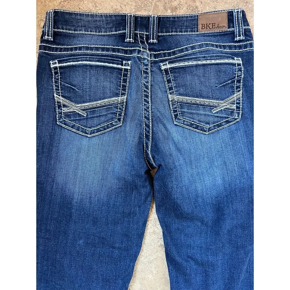 BKE Buckle Payton thick stitching denim jeans, women's size 30 - Picture 7 of 7